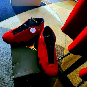 "AIR JORDAN 14".. "RED FERRARI"...